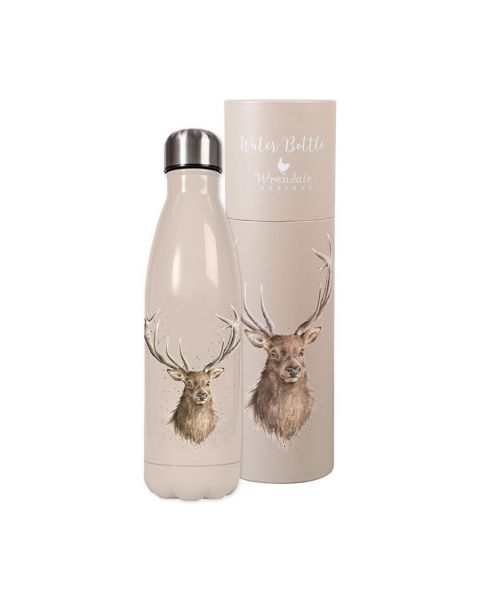 Wrendale Designs 500Ml Water Bottle ‘Portrait Of A Stag' 