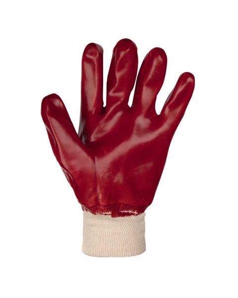 General-Purpose PVC Gloves Knitted Wrist (Large) - Pair