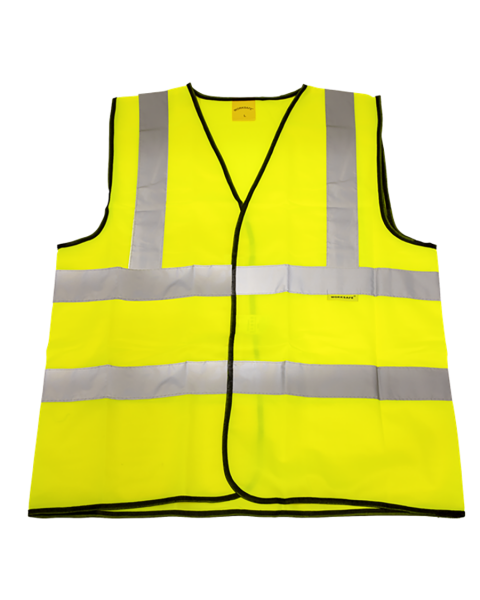 Hi-Vis Waistcoat (Site and Road Use) Yellow - XX-Large