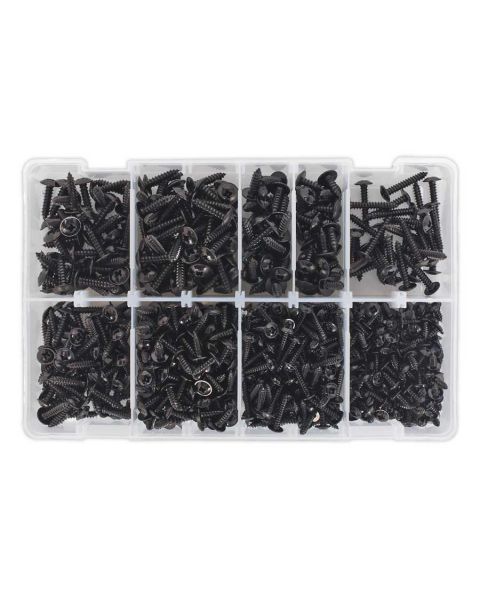 Self-Tapping Screw Assortment 700pc Flanged Head