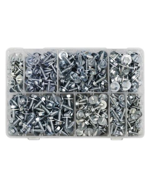 Acme Screw with Captive Washer Assortment 425pc