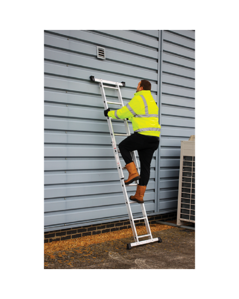 Aluminium Scaffold Ladder 4-Way EN 131