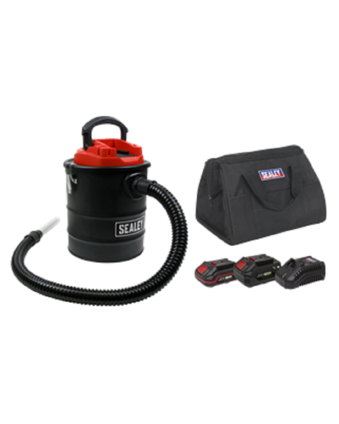 Handheld Ash Vacuum Cleaner 20V SV20 Series 15L Kit - 2 Batteries
