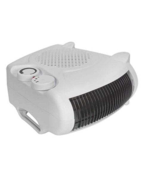 Fan Heater 2000W/230V 2 Heat Settings & Thermostat