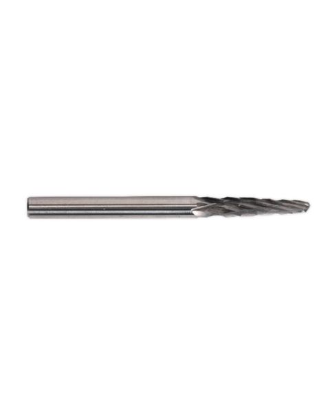 Micro Carbide Burr Ball Nose Taper 3mm Pack of 3