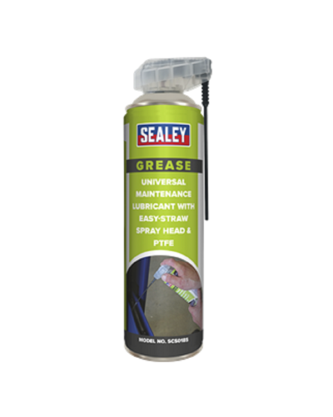 Universal Maintenance Lubricant with Easy-Straw Spray Head & PTFE 500ml