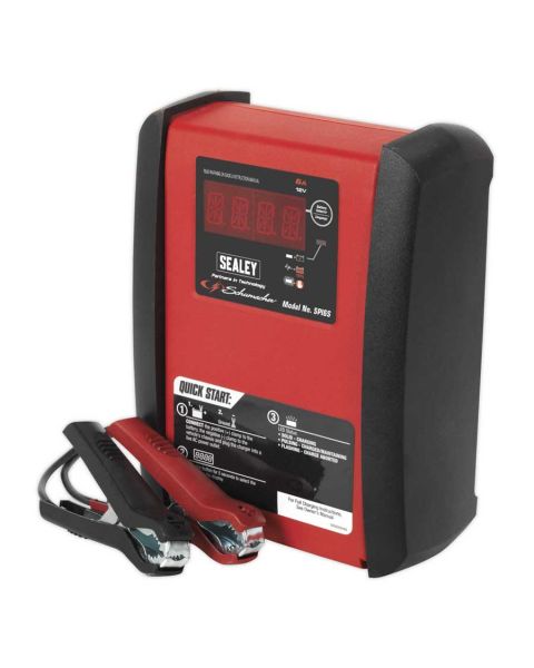 Schumacher Intelligent Speed Charge Battery Charger/Maintainer 6A 12V