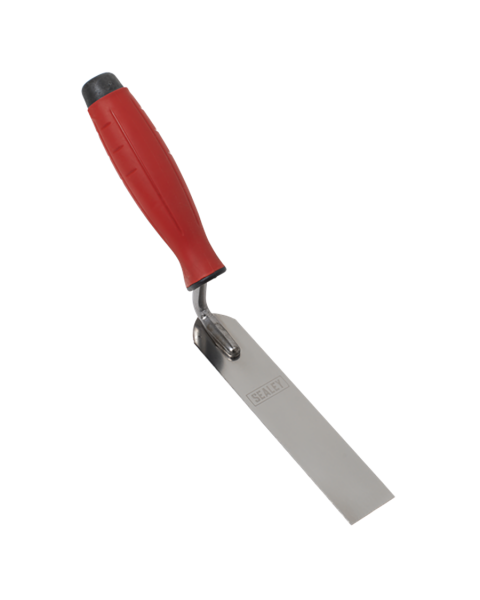 Stainless Steel Finishing Trowel - Rubber Handle - 30 x 160mm