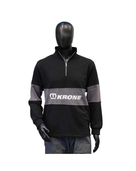 Krone Rugby Sweatshirt Black/Grey - Adults