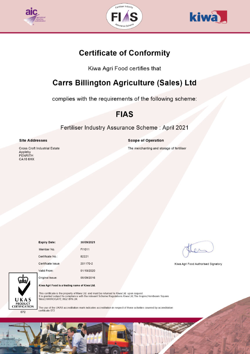 appleby fias certificate